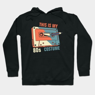 This Is My 80s Costume - Rewind Cassette With Pencil - Retro Cassette Hoodie